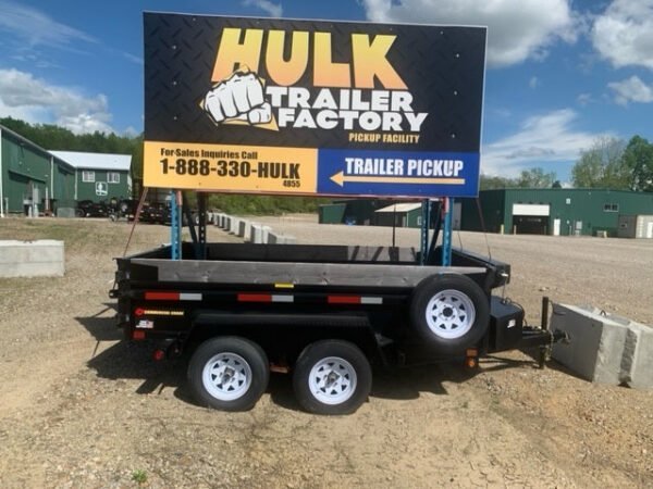 6’x10′ Scissor Lift Dump Trailer w/ Homeowner Package – 7,000# GVWR