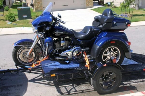 Trike/Spyder Ride-Up SRL Stand-Up Motorcycle Trailer - Image 2