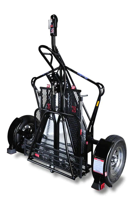 Single Ride-Up SRL Stand-Up™ Motorcycle Trailer - Image 2